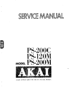 Akai PS-120-M-PS-200-Service-Manual